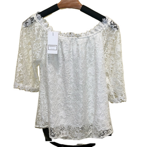NWT WHITE LACE MOHILL OFF THE SHOULDER TOP